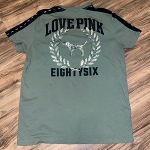 EUC - PINK Bling Short Sleeve